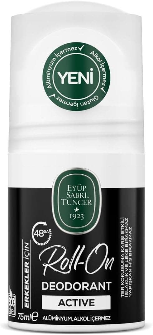 رولآن ضدتعریق مردانه Eyüp Sabri Tuncer Aktif 75 ml رولآن ضدتعریق مردانه Eyüp Sabri Tuncer Aktif 75 ml