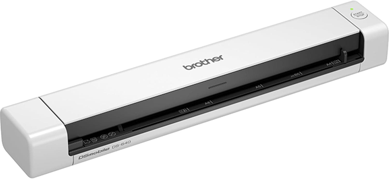 اسکنر اسناد قابلحمل Brother مدل DS-640، DSMobile، USB 3.0، 15PPM، A4، سفید، همراه با کابل Micro USB اسکنر اسناد قابلحمل Brother مدل DS-640، DSMobile، USB 3.0، 15PPM، A4، سفید، همراه با کابل Micro USB