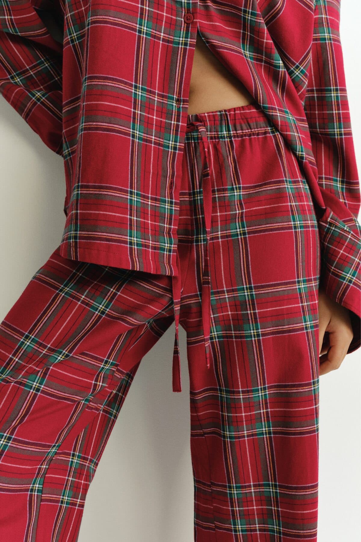 ست پیژامه زنانه H&M نخی فلانل ست پیژامه زنانه H&M نخی فلانل