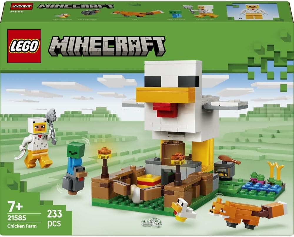 لگو Minecraft مدل Chicken Farm 21585 لگو Minecraft مدل Chicken Farm 21585
