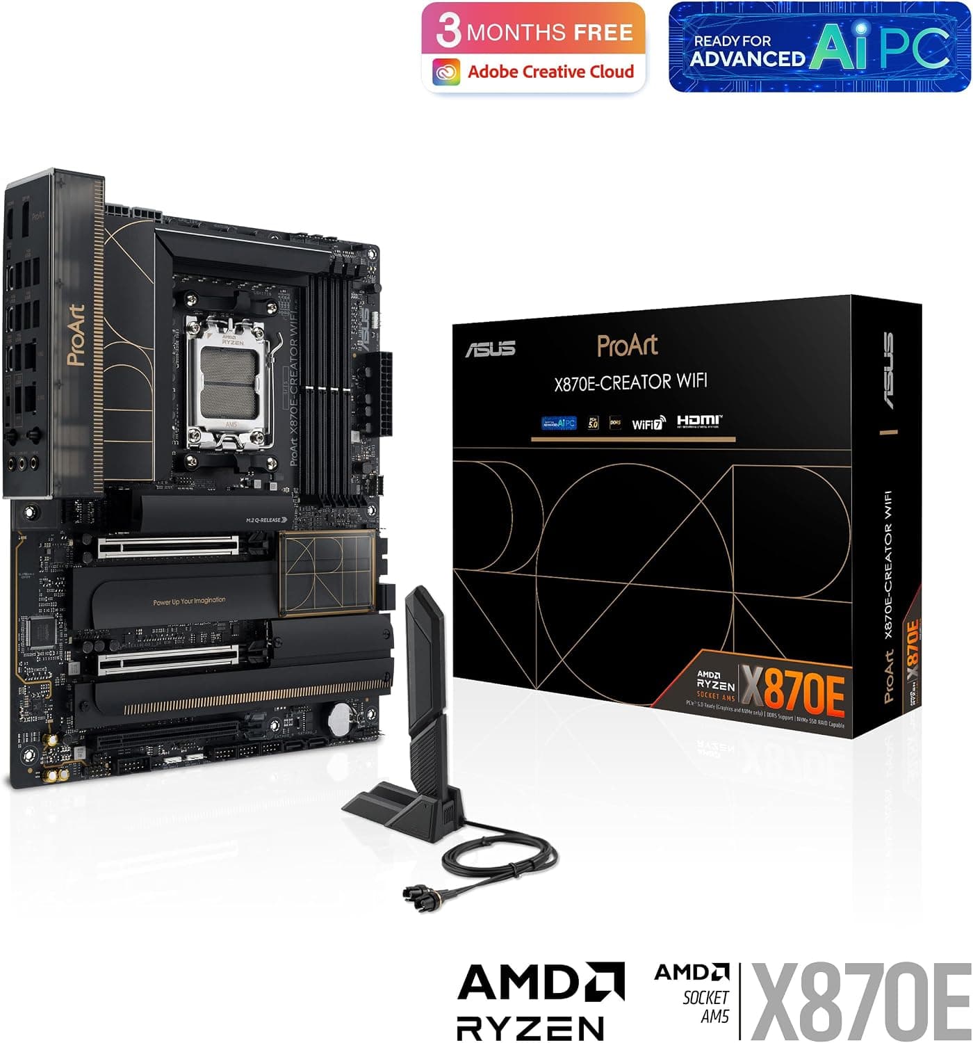مادربرد ASUS ProArt X870E-CREATOR WIFI با چیپست AMD X870E مادربرد ASUS ProArt X870E-CREATOR WIFI با چیپست AMD X870E