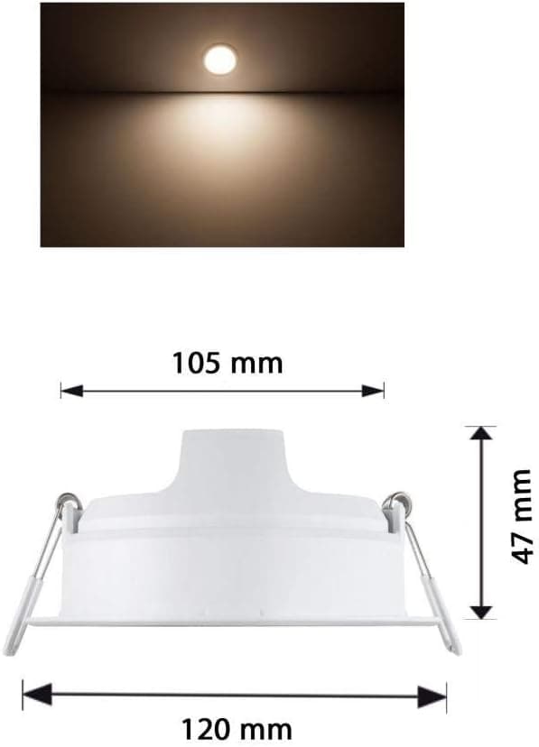 چراغ توکار LED PHILIPS مدل 59448 MESON 105 7W 40K WH چراغ توکار LED PHILIPS مدل 59448 MESON 105 7W 40K WH