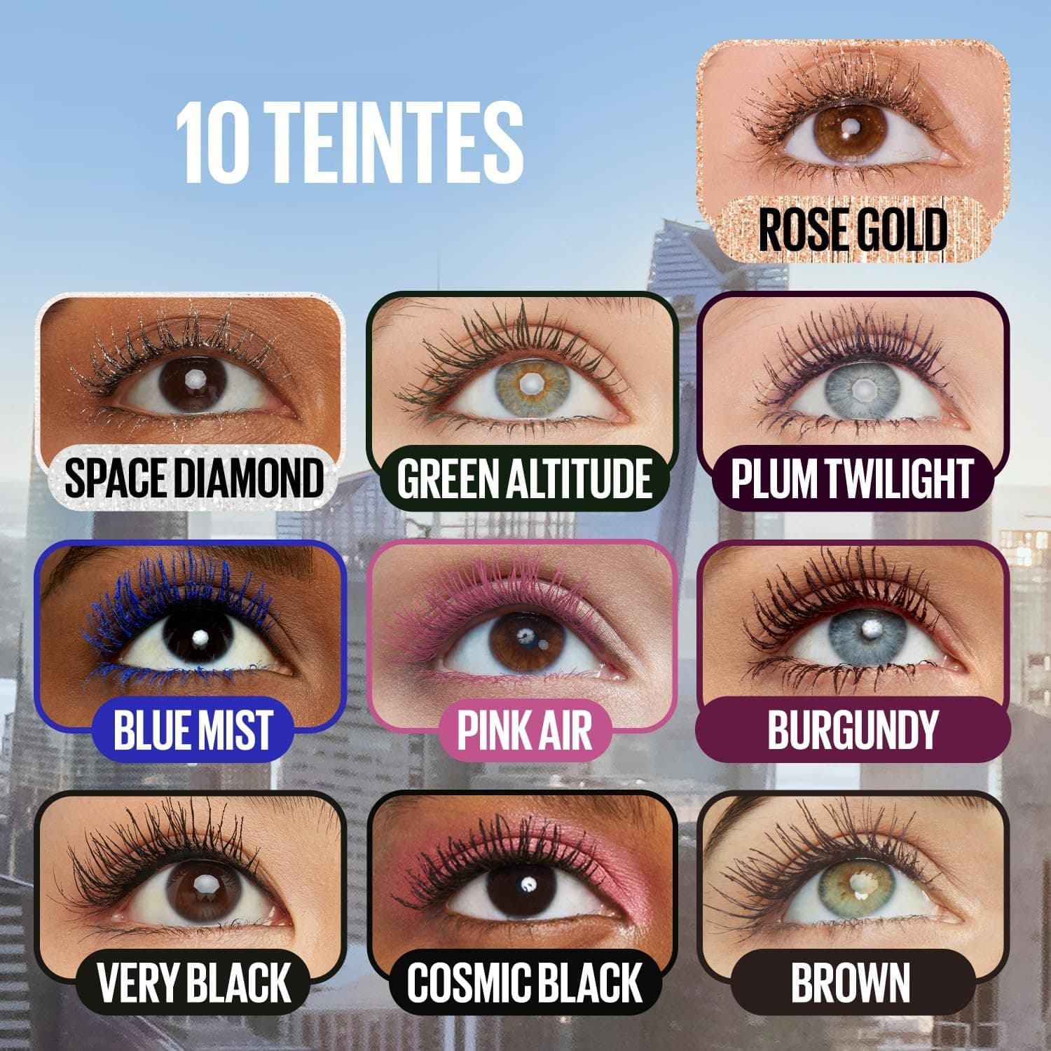 ماسکارا Maybelline New York بنفش تیره بلندکننده و حجمدهنده Lash Sensational Sky High 7 ml ماسکارا Maybelline New York بنفش تیره بلندکننده و حجمدهنده Lash Sensational Sky High 7 ml