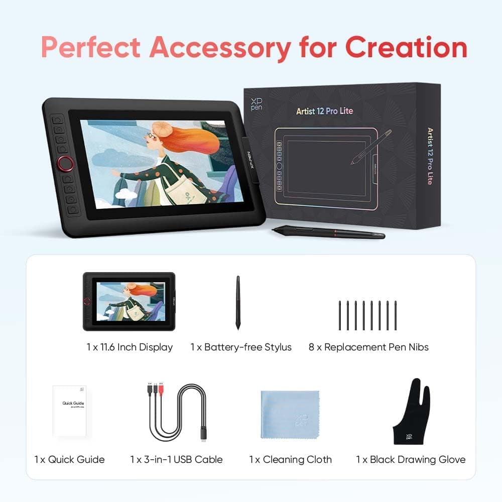 تبلت طراحی XPPen با نمایشگر 11.6 اینچی مدل Artist12 Pro تبلت طراحی XPPen با نمایشگر 11.6 اینچی مدل Artist12 Pro