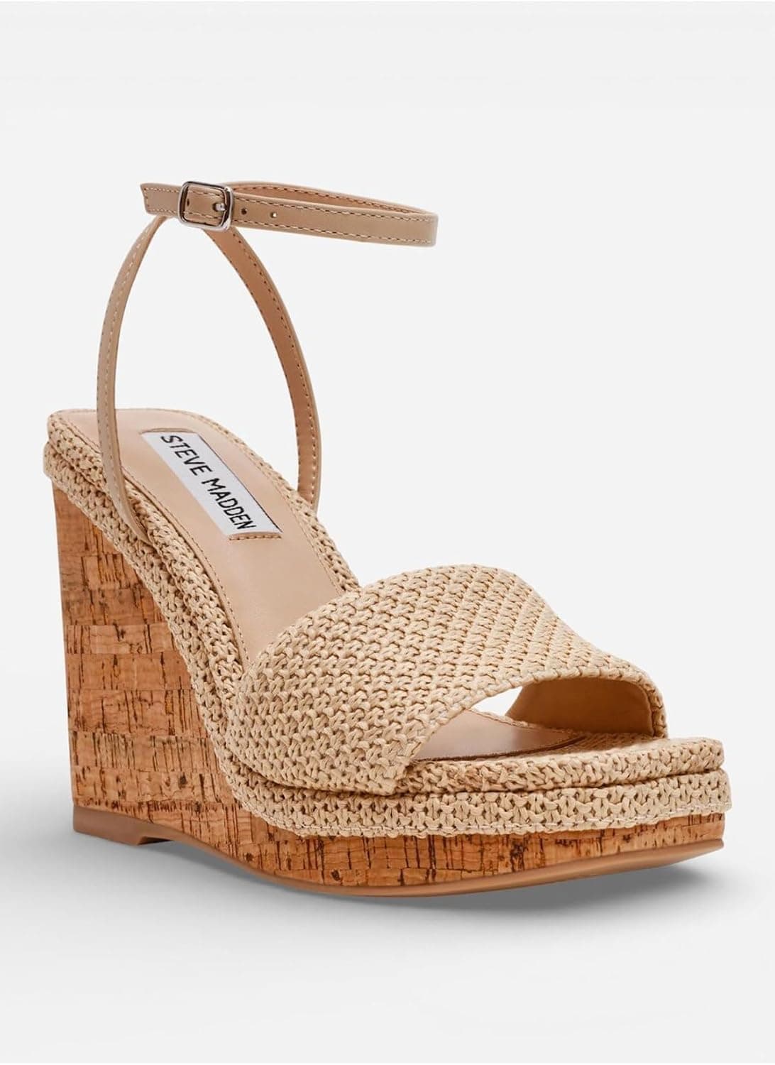 کفش پاشنهدار زنانه Steve Madden مدل Outrıght Nat بژ سایز 40 کفش پاشنهدار زنانه Steve Madden مدل Outrıght Nat بژ سایز 40