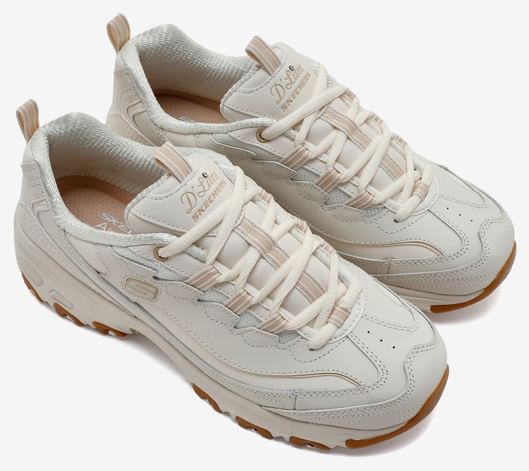 کفش اسنیکر زنانه Skechers D'lites GOOD NEUTRAL سفید مدل 149807 OFWT کفش اسنیکر زنانه Skechers D'lites GOOD NEUTRAL سفید مدل 149807 OFWT