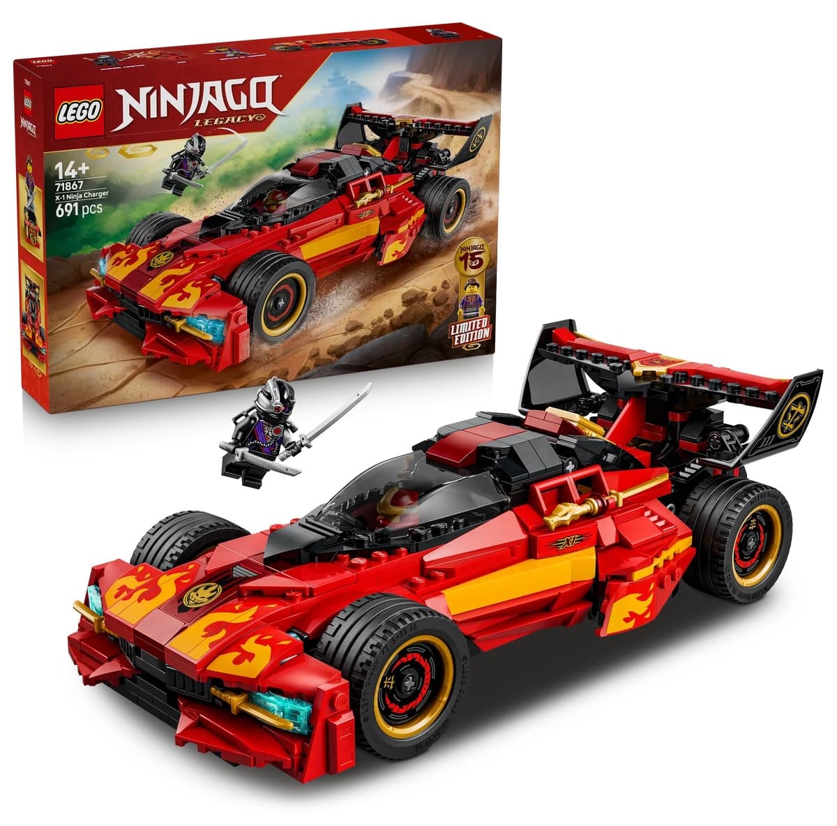 لگو 71867 NINJAGO خودرو X-1 Ninja Turbo ۱۵ سالگی لگو 71867 NINJAGO خودرو X-1 Ninja Turbo ۱۵ سالگی