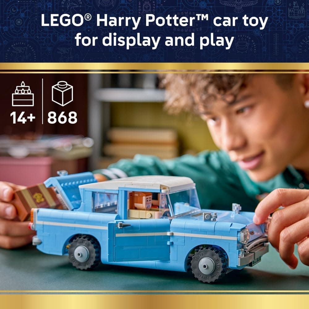 لگو Harry Potter پرنده جادویی Ford Anglia مدل 76470 لگو Harry Potter پرنده جادویی Ford Anglia مدل 76470