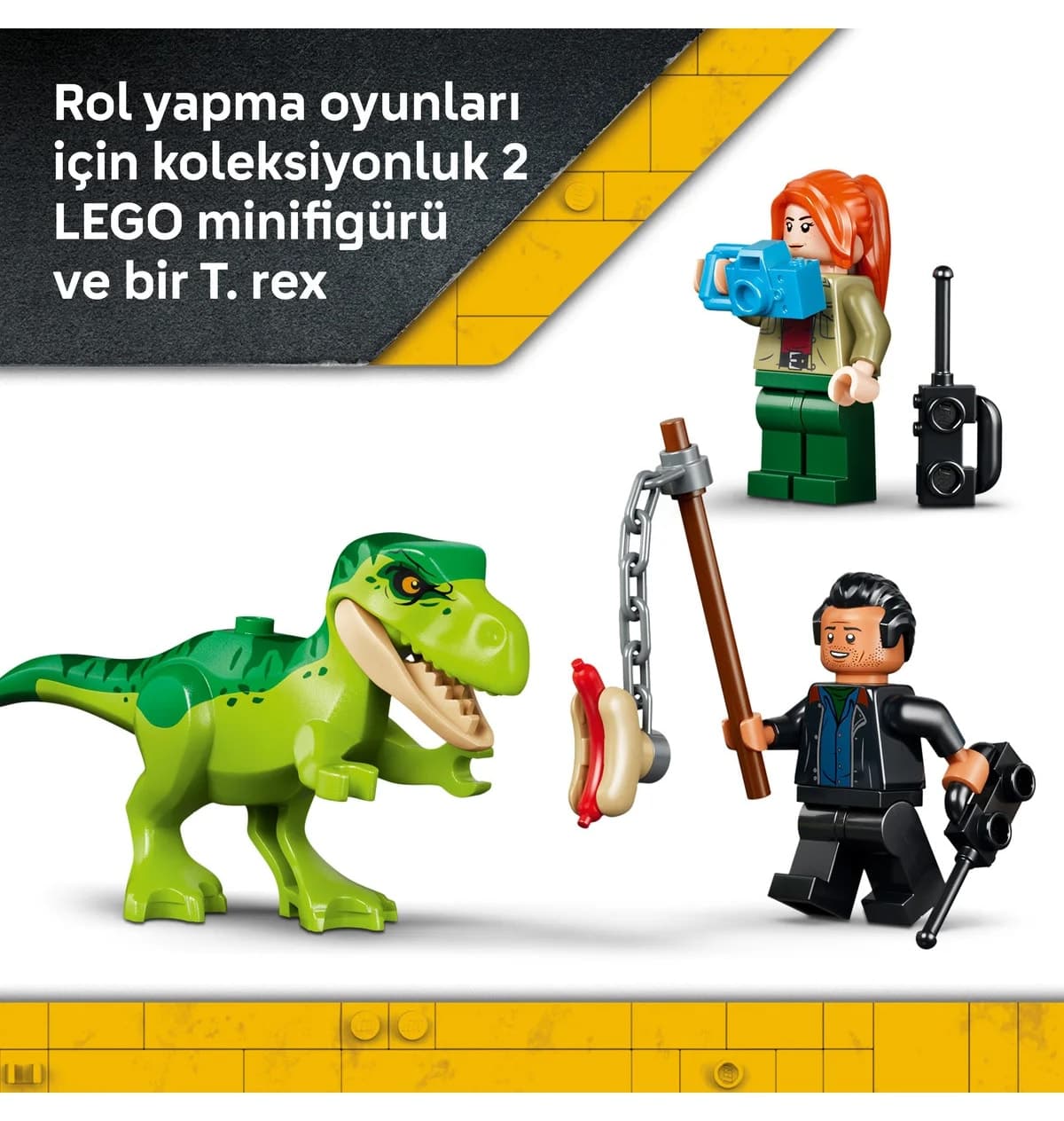 لگو Jurassic World کامیون حمل تیرکس جوان مدل 77978 با ۱۱۵ قطعه لگو Jurassic World کامیون حمل تیرکس جوان مدل 77978 با ۱۱۵ قطعه