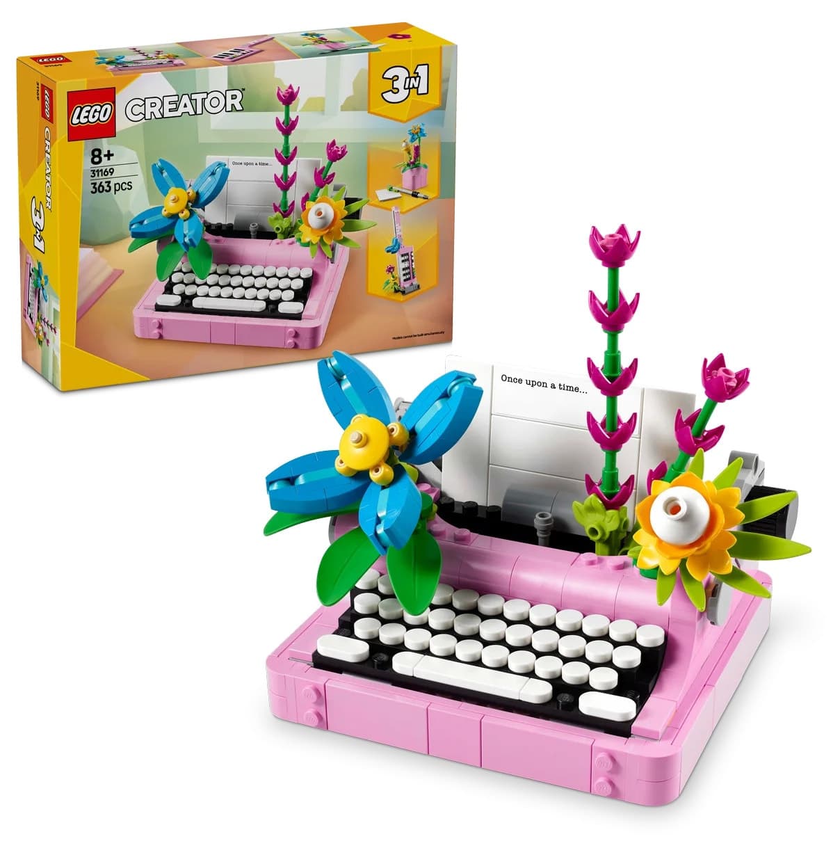 لگو Creator 3 در 1 ماشین تحریر گلدار مدل 31169 لگو Creator 3 در 1 ماشین تحریر گلدار مدل 31169
