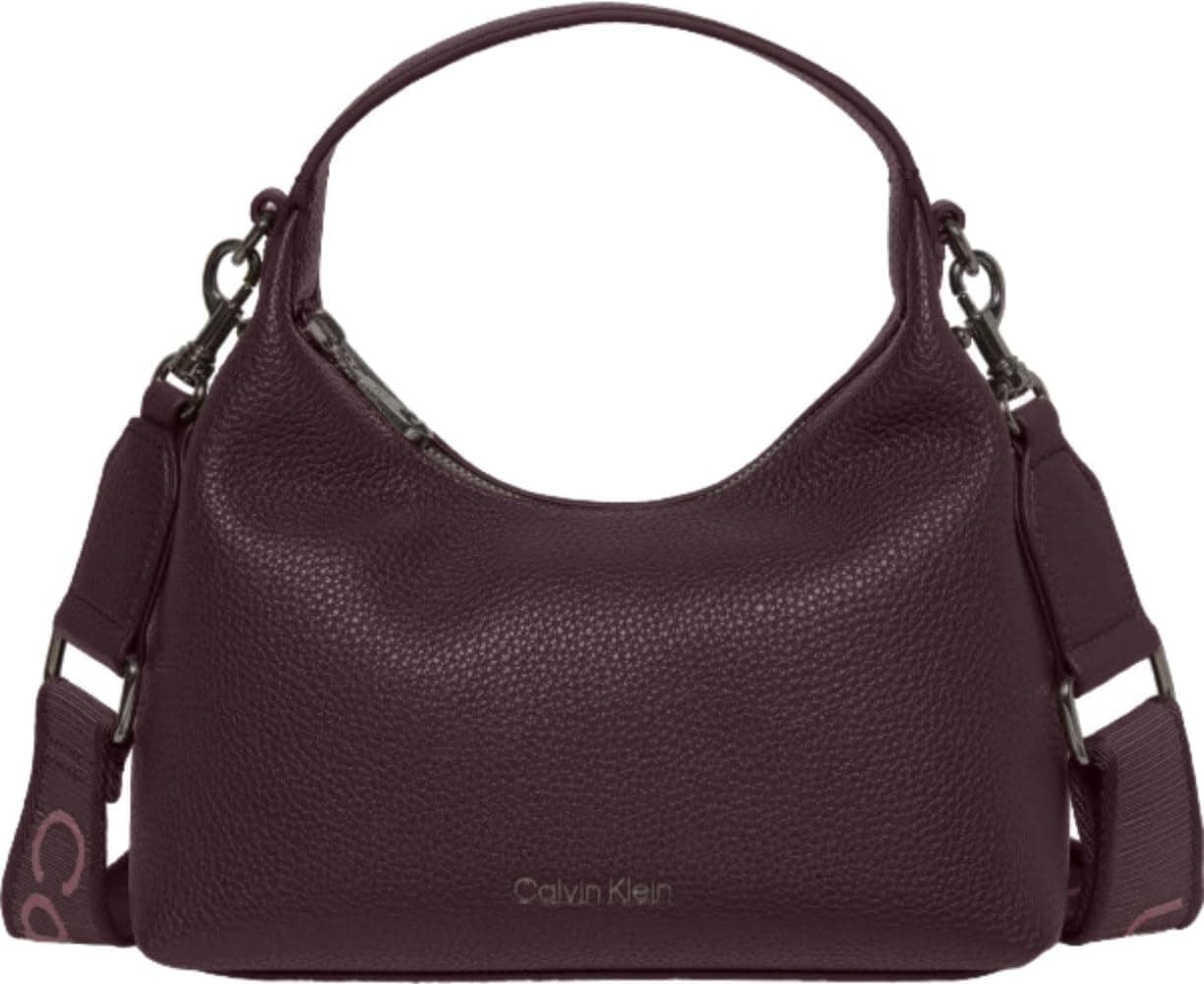 کیف زنانه Calvin Klein لوگودار با بند جداشدنی مدل LV04F3892GBAP کیف زنانه Calvin Klein لوگودار با بند جداشدنی مدل LV04F3892GBAP