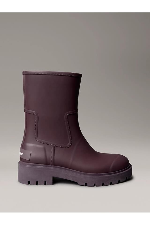 بوت زنانه Calvin Klein لاستیکی بنفش مدل MID RAINBOOT بوت زنانه Calvin Klein لاستیکی بنفش مدل MID RAINBOOT