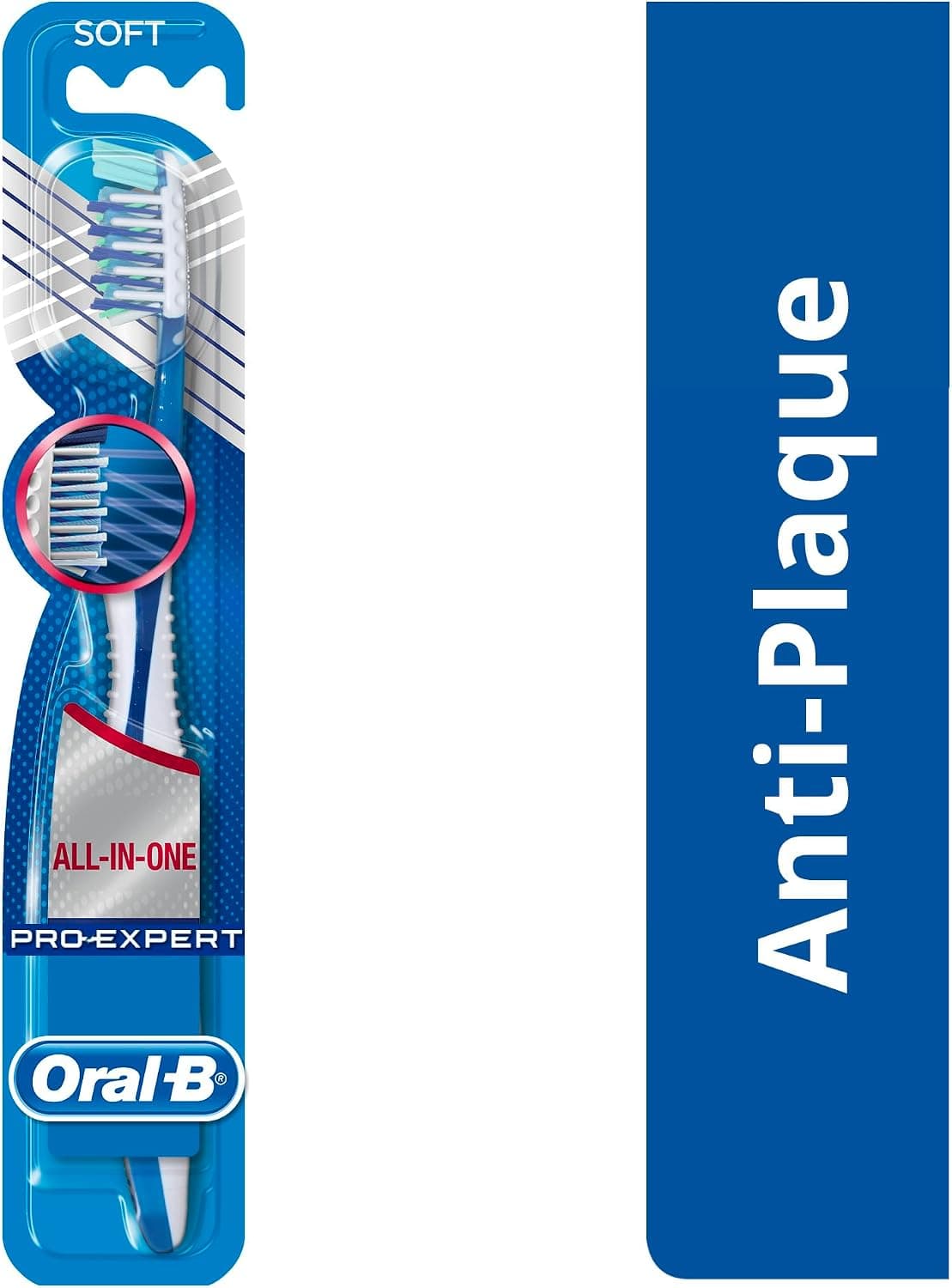 مسواک دستی نرم Oral-B Pro-Expert Crossaction All In One مدل 1ct مسواک دستی نرم Oral-B Pro-Expert Crossaction All In One مدل 1ct