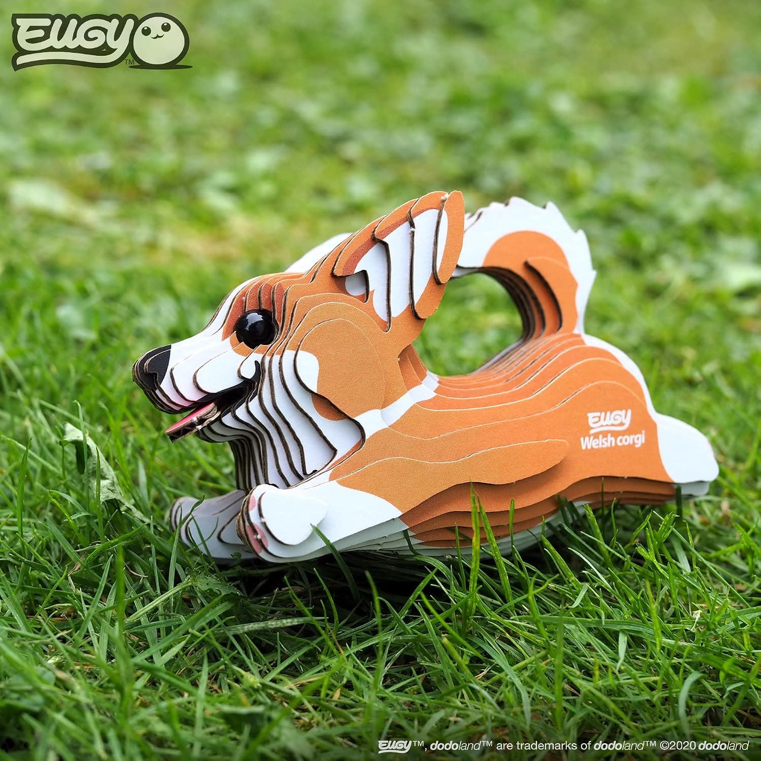 پازل سهبعدی کاغذی EUGY طرح Welsh Corgi سازگار با محیط زیست مدل 080 پازل سهبعدی کاغذی EUGY طرح Welsh Corgi سازگار با محیط زیست مدل 080