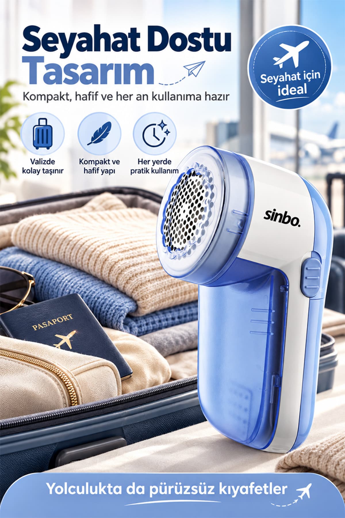 دستگاه پرزگیر لباس Sinbo مدل SS-4046 دستگاه پرزگیر لباس Sinbo مدل SS-4046