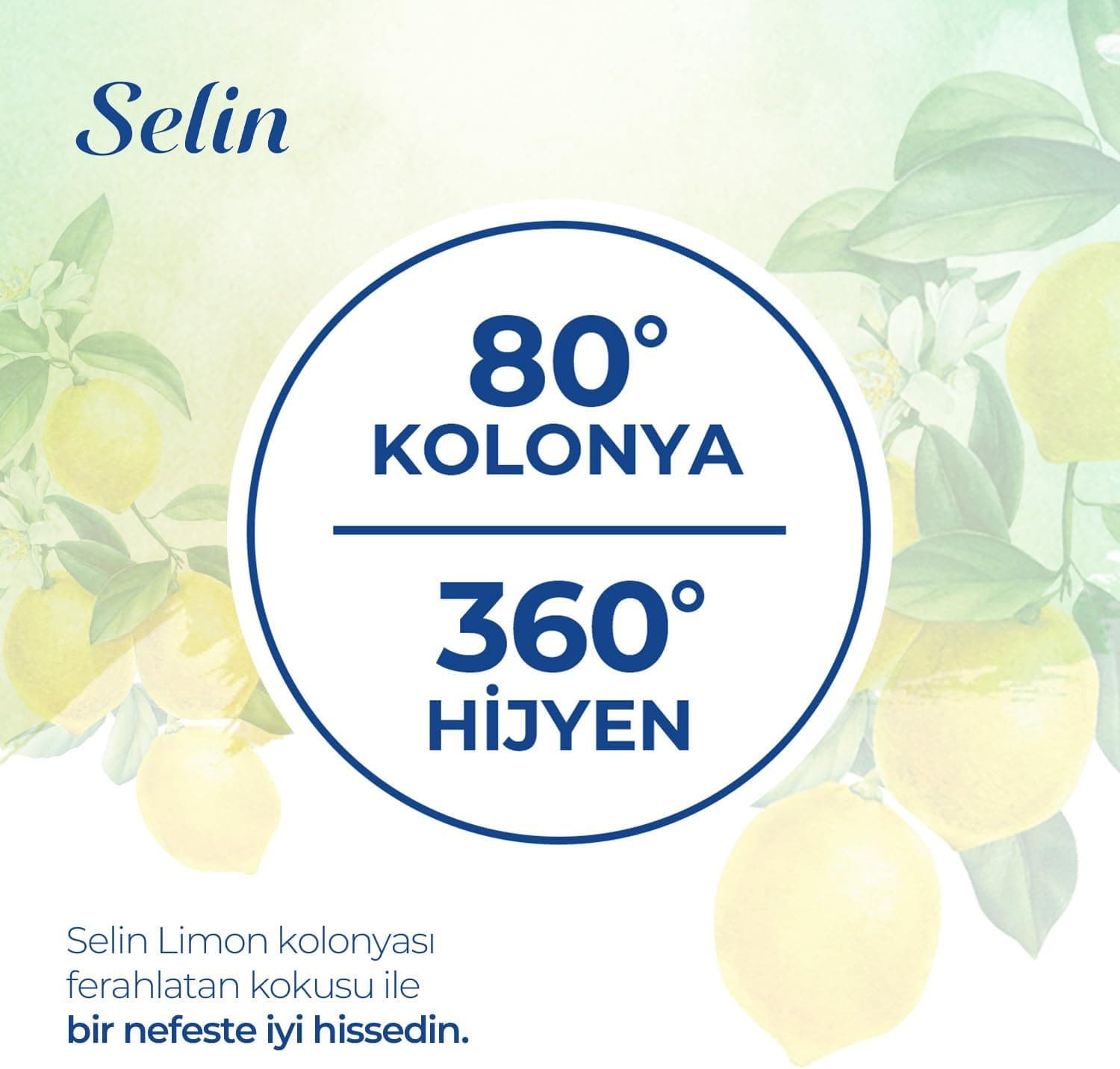 ادکلن لیمویی Selin گالنی 900 ml ادکلن لیمویی Selin گالنی 900 ml