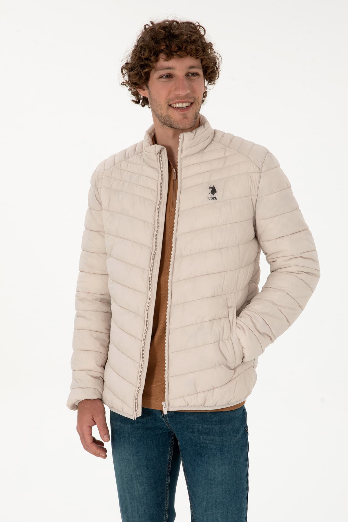 کاپشن مردانه U.S. Polo Assn. سنگی مدل 50312001-VR049 کاپشن مردانه U.S. Polo Assn. سنگی مدل 50312001-VR049