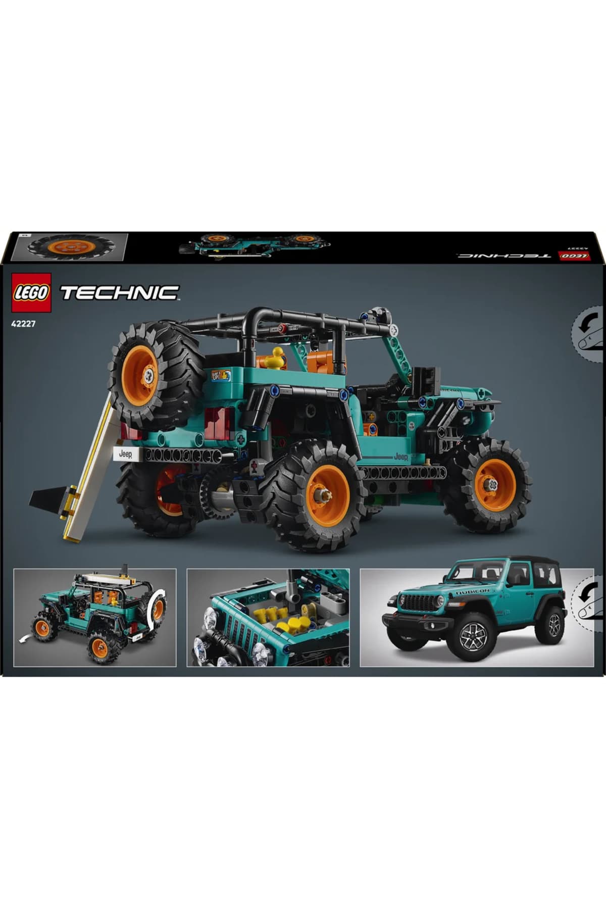 ست ساختنی برای بالای ۱۰ سال لگو Technic مدل SUV Jeep Wrangler Rubicon 42227 (723 قطعه) ست ساختنی برای بالای ۱۰ سال لگو Technic مدل SUV Jeep Wrangler Rubicon 42227 (723 قطعه)