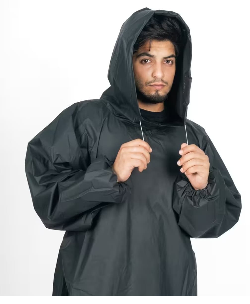 پانچو بارانی زنانه Decathlon ضدآب ماهیگیری مشکی مدل 100 پانچو بارانی زنانه Decathlon ضدآب ماهیگیری مشکی مدل 100