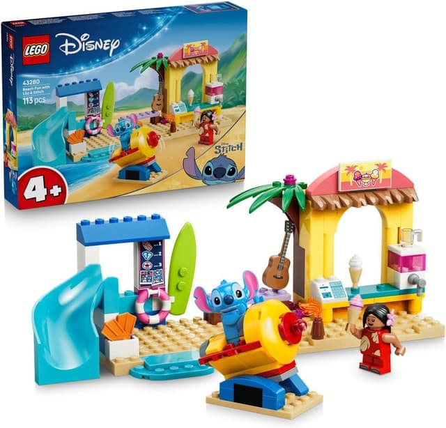 لگو 43280 Disney سرگرمی ساحلی با Lilo & Stitch لگو 43280 Disney سرگرمی ساحلی با Lilo & Stitch