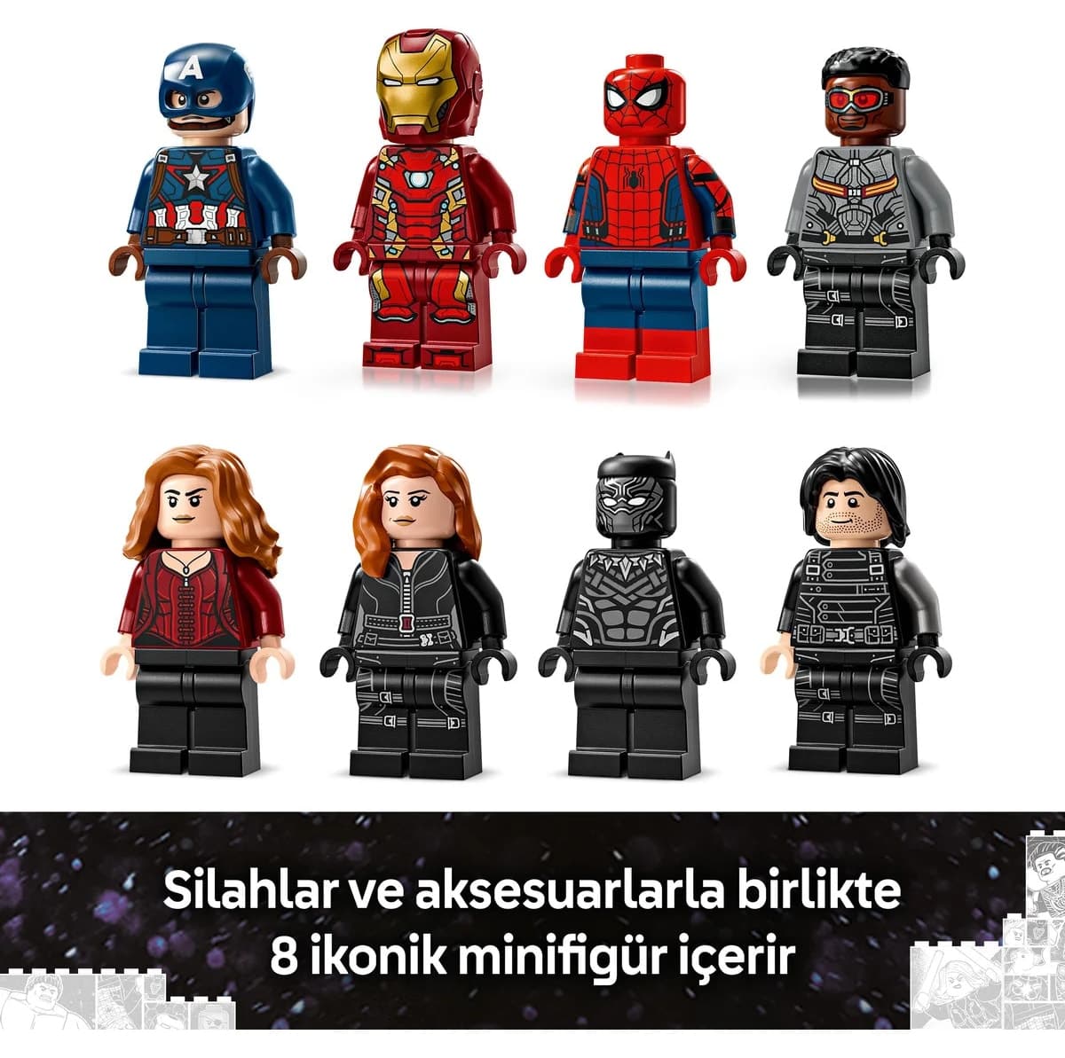 لگو Marvel کاپیتان آمریکا نبرد قهرمانان مدل 76314 736 قطعه لگو Marvel کاپیتان آمریکا نبرد قهرمانان مدل 76314 736 قطعه