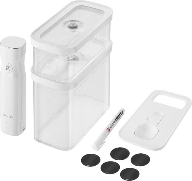 ست شروع وکیوم 5 پارچه ZWILLING Fresh & Save Cube سفید ست شروع وکیوم 5 پارچه ZWILLING Fresh & Save Cube سفید