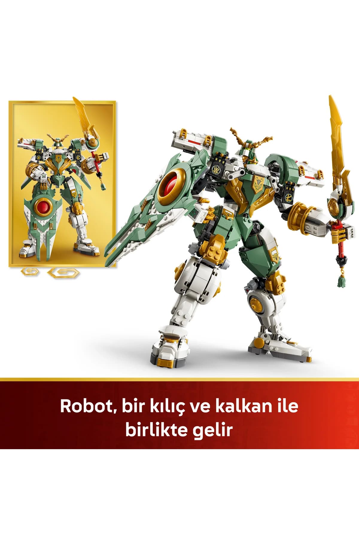 لگو NINJAGO 14+ ربات تایتان Lloyd ویژه پانزدهمین سالگرد مدل 71860 (1293 قطعه) لگو NINJAGO 14+ ربات تایتان Lloyd ویژه پانزدهمین سالگرد مدل 71860 (1293 قطعه)
