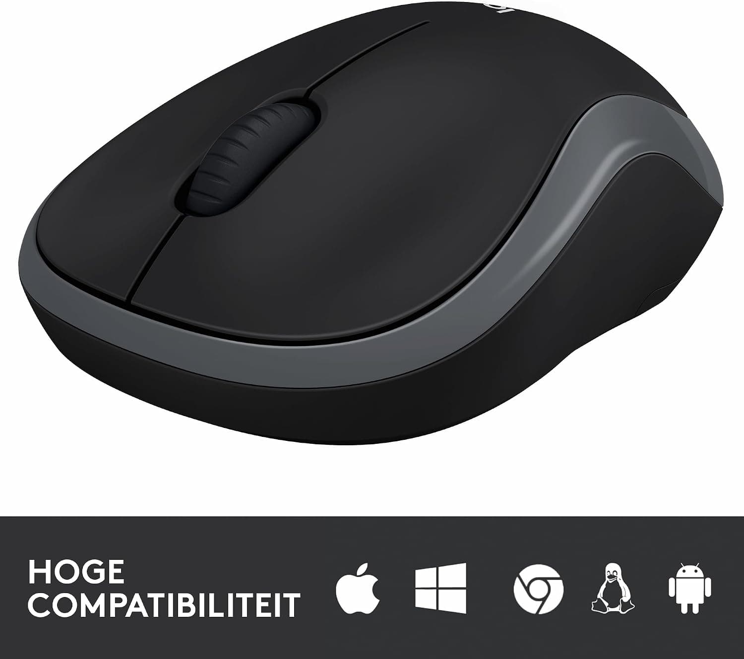 ماوس بیسیم Logitech خاکستری مدل M185 910-002235 ماوس بیسیم Logitech خاکستری مدل M185 910-002235