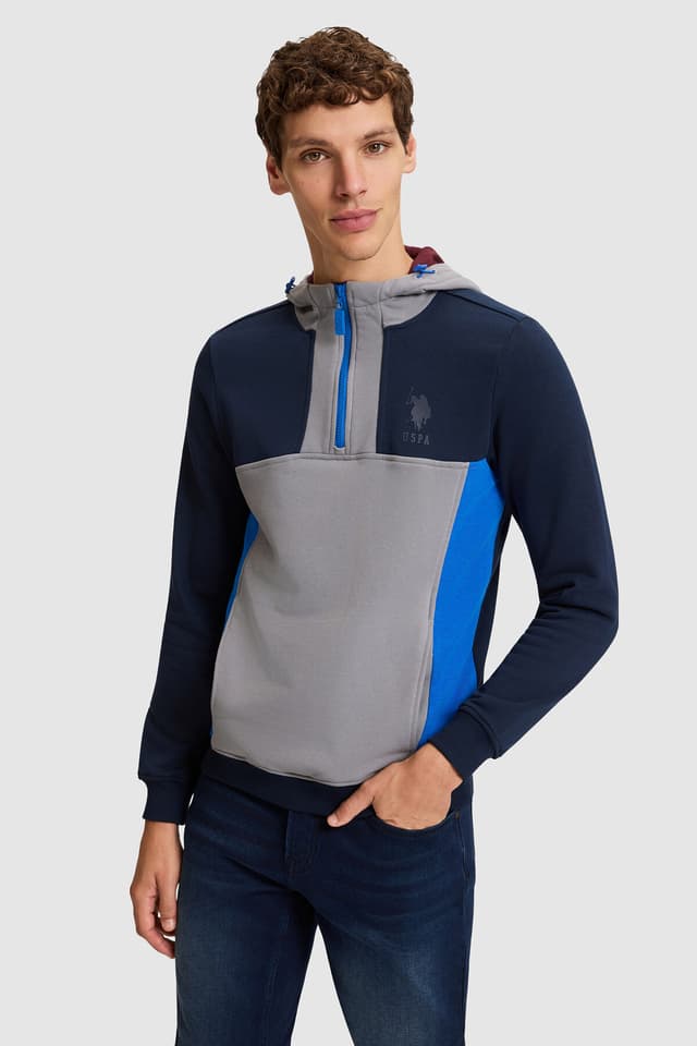 سوئیشرت مردانه U.S. Polo Assn. سرمهای مدل 50309963-VR033 سوئیشرت مردانه U.S. Polo Assn. سرمهای مدل 50309963-VR033