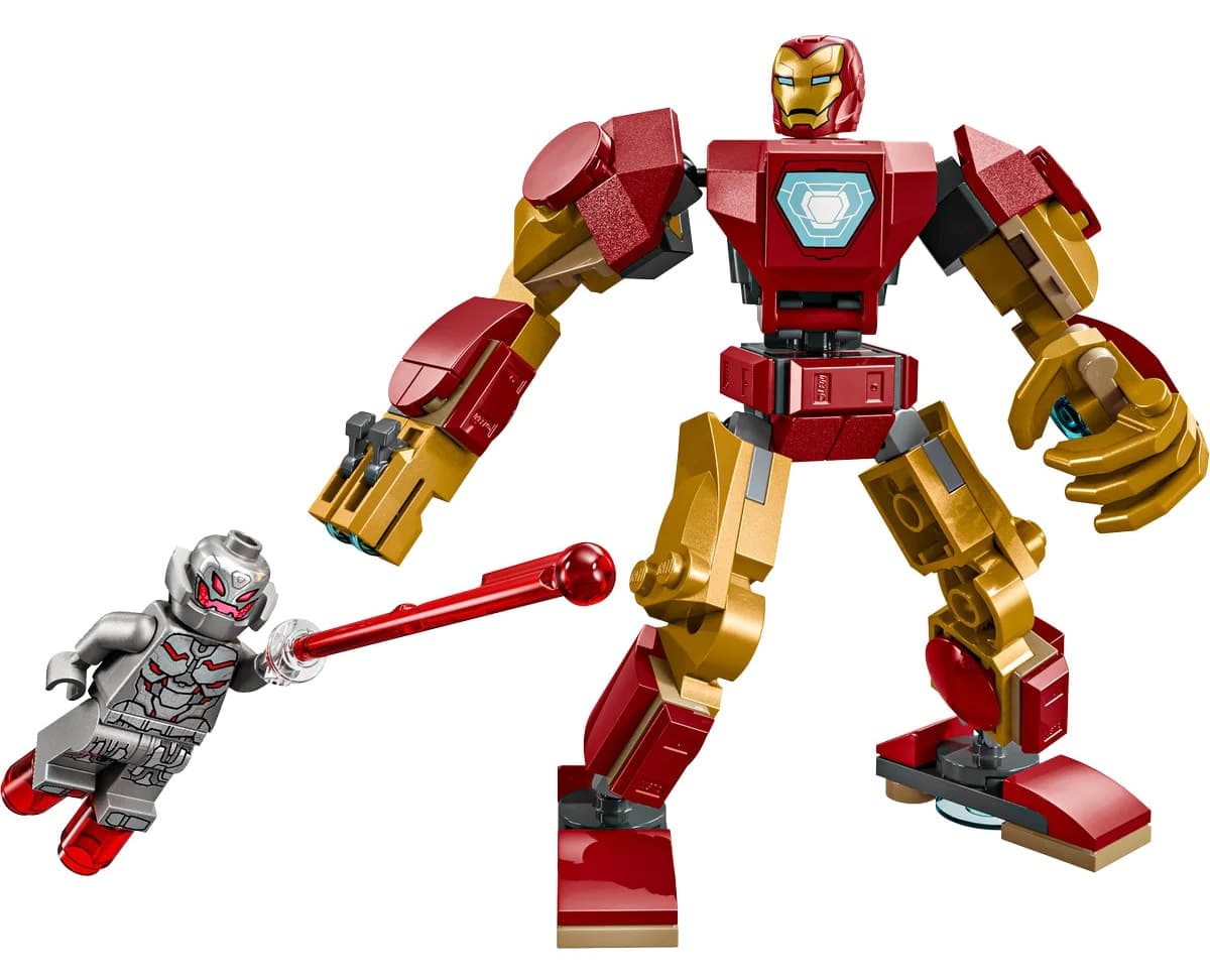 لگو Marvel ربات Iron Man در برابر Ultron برای کودکان مدل 76307، 6+ (101 قطعه) لگو Marvel ربات Iron Man در برابر Ultron برای کودکان مدل 76307، 6+ (101 قطعه)