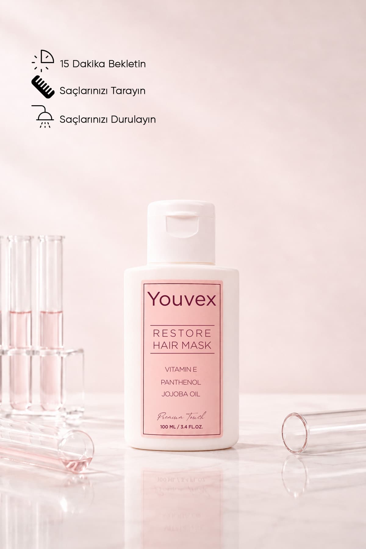 ماسک مو برای موهای خشک و آسیبدیده The Youvex مراقبت عمیق 100ml ماسک مو برای موهای خشک و آسیبدیده The Youvex مراقبت عمیق 100ml