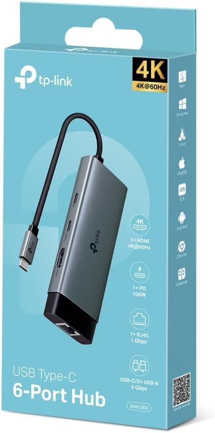 مبدل USB-C به Ethernet گیگابیتی TP-Link مدل UE300C مبدل USB-C به Ethernet گیگابیتی TP-Link مدل UE300C