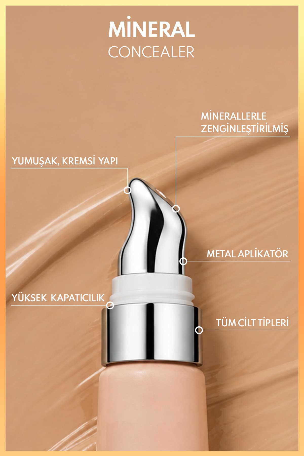 کانسیلر Note Cosmetics مینرال SPF 15 پوشش قوی درب فلزی مدل 202 روشن متوسط کانسیلر Note Cosmetics مینرال SPF 15 پوشش قوی درب فلزی مدل 202 روشن متوسط