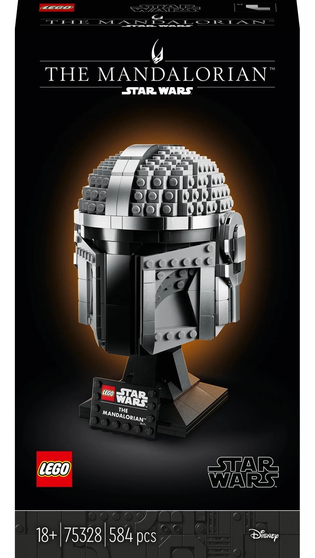 لگو Star Wars Mandalorian کاسک مدل 75328 با 584 قطعه لگو Star Wars Mandalorian کاسک مدل 75328 با 584 قطعه