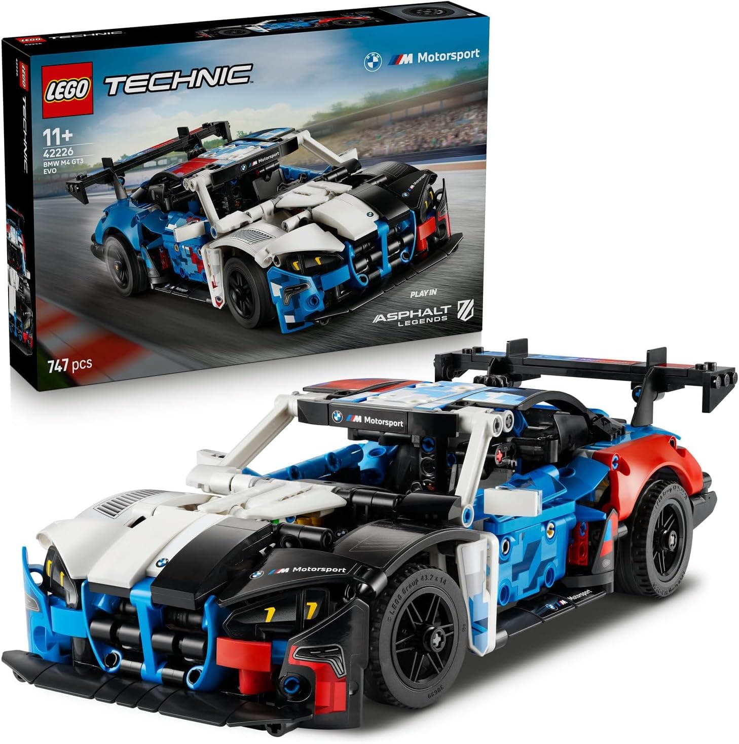 لگو Technic BMW M4 GT3 EVO ماشین مسابقهای مدل 42226 لگو Technic BMW M4 GT3 EVO ماشین مسابقهای مدل 42226