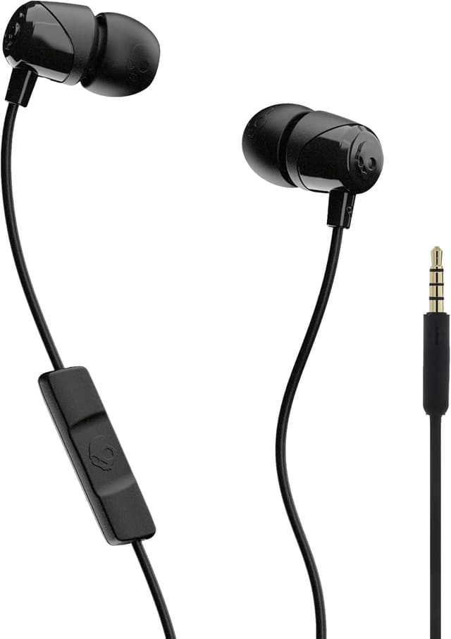 ایرباد Skullcandy مدل Jib با میکروفون و کنترل از راه دور مشکی/مشکی ایرباد Skullcandy مدل Jib با میکروفون و کنترل از راه دور مشکی/مشکی