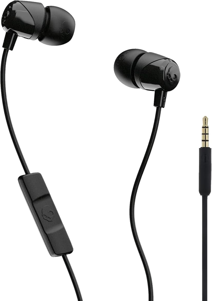 ایرباد Skullcandy مدل Jib با میکروفون و کنترل از راه دور مشکی/مشکی ایرباد Skullcandy مدل Jib با میکروفون و کنترل از راه دور مشکی/مشکی