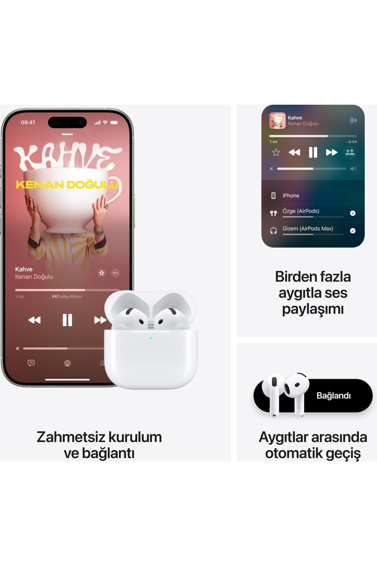 ایربادز Apple مدل AirPods 4 (MXP63TU/A) ایربادز Apple مدل AirPods 4 (MXP63TU/A)