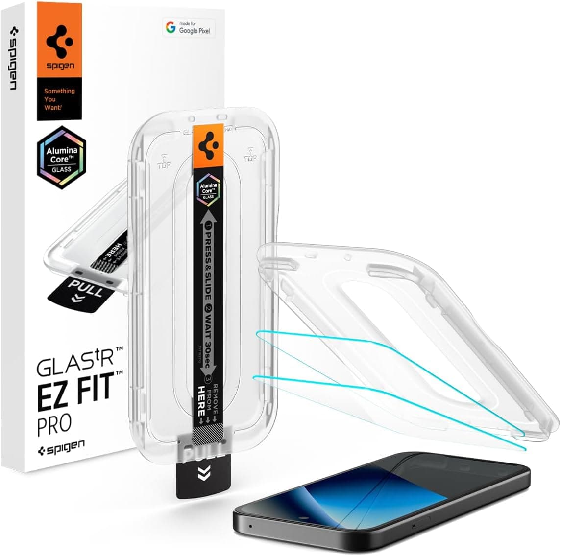 محافظ صفحه نمایش Spigen GLAStR EZ Fit Pro برای Pixel 11 Pro XL با سختی 10H+ 2 Pack محافظ صفحه نمایش Spigen GLAStR EZ Fit Pro برای Pixel 11 Pro XL با سختی 10H+ 2 Pack