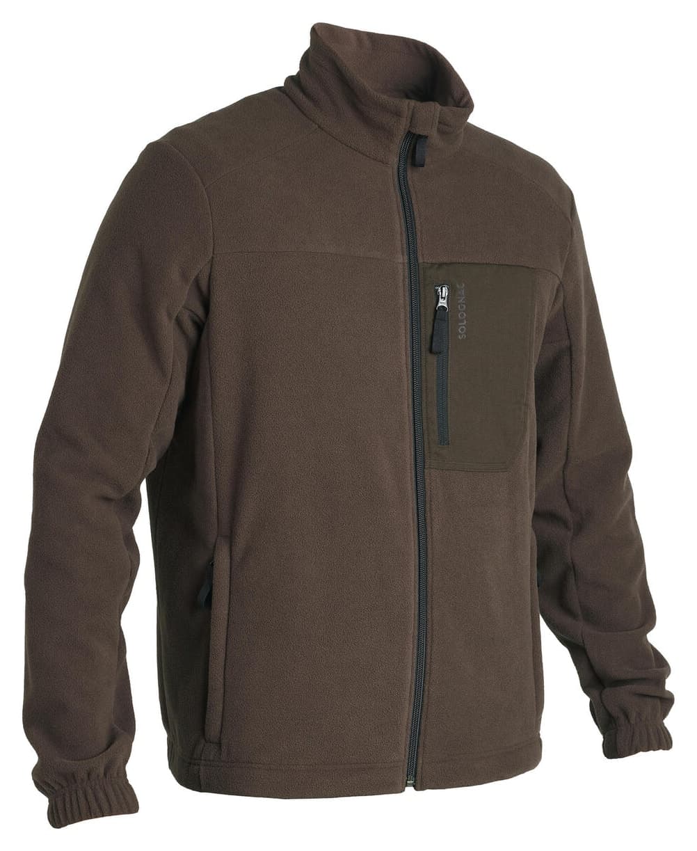 پولار مردانه Decathlon Solognac شکار و مشاهده طبیعت قهوهای مدل 500 پولار مردانه Decathlon Solognac شکار و مشاهده طبیعت قهوهای مدل 500