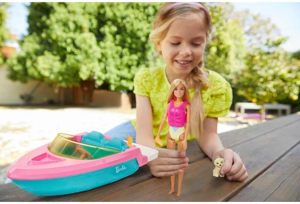قایق Barbie همراه با عروسک قایق Barbie همراه با عروسک
