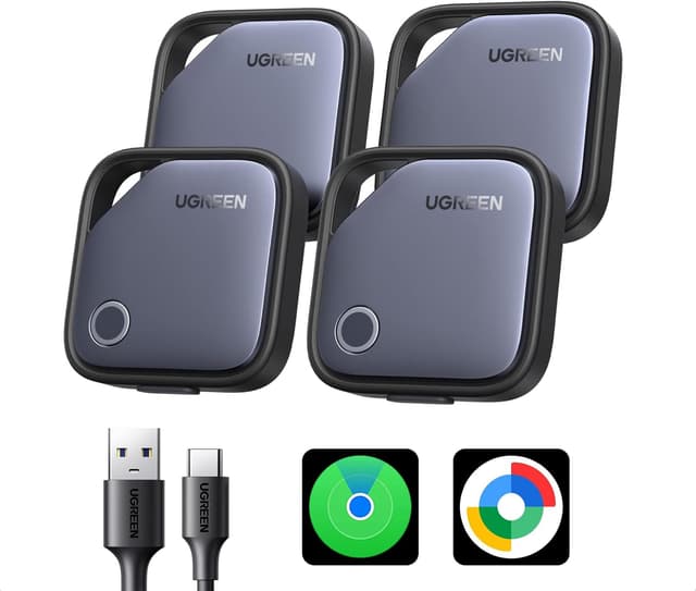 ردیاب بلوتوثی هوشمند UGREEN FineTrack Duo برای Apple Find My و Google ردیاب بلوتوثی هوشمند UGREEN FineTrack Duo برای Apple Find My و Google