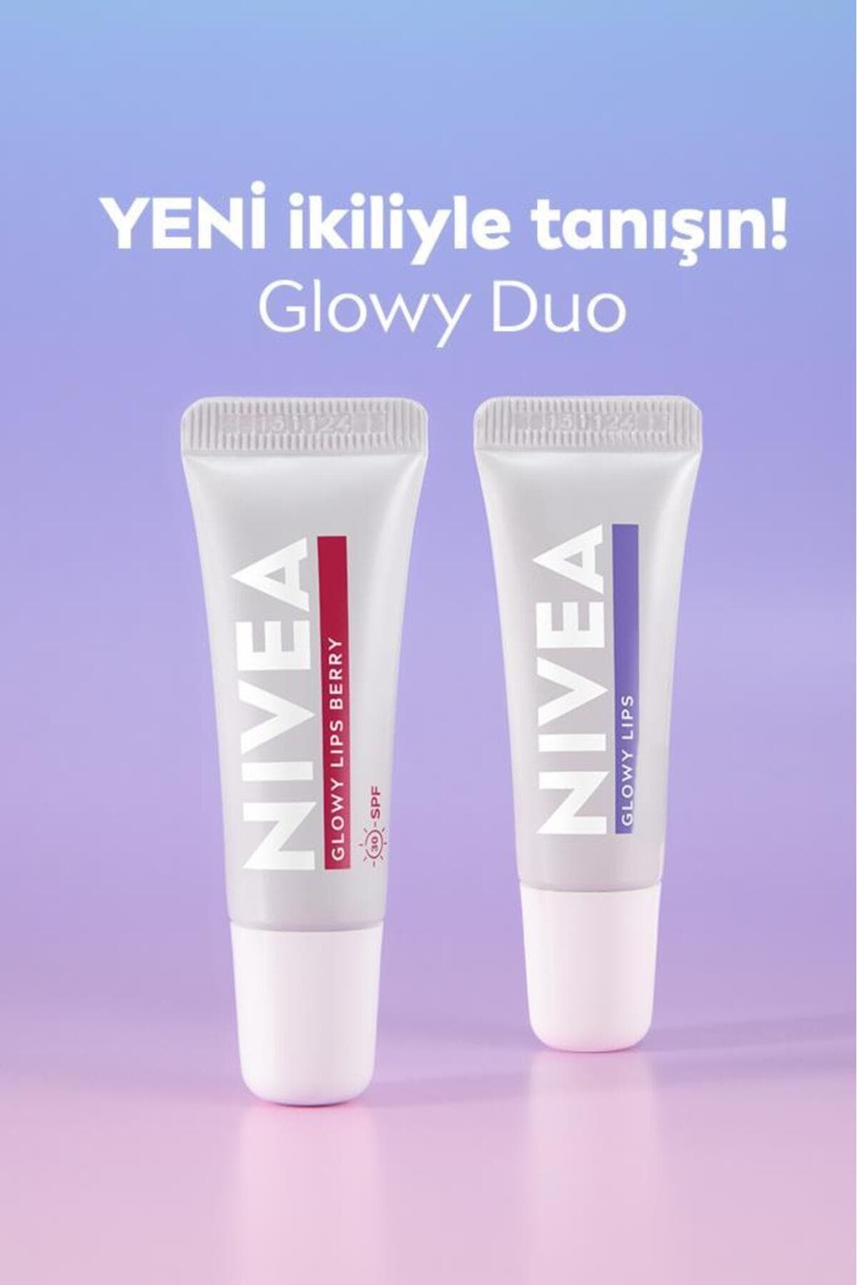 برق لب مرطوبکننده NIVEA Glowy Lips بری SPF30 حاوی اسید هیالورونیک و گلیسیرین 10 ml برق لب مرطوبکننده NIVEA Glowy Lips بری SPF30 حاوی اسید هیالورونیک و گلیسیرین 10 ml