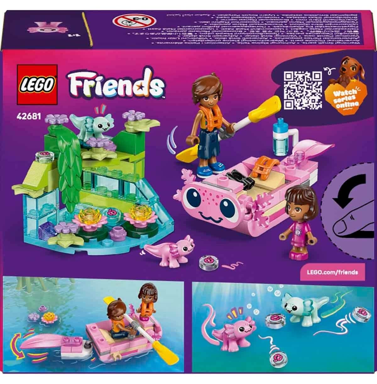 لگو Friends قایق ماجراجویی Axolotl مدل 42681 لگو Friends قایق ماجراجویی Axolotl مدل 42681