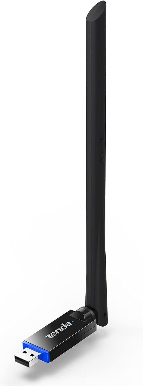 آداپتور USB بیسیم دو بانده Tenda سفید AC 1300 Mbps با سرعت 400-867 Mbps مدل U12 آداپتور USB بیسیم دو بانده Tenda سفید AC 1300 Mbps با سرعت 400-867 Mbps مدل U12