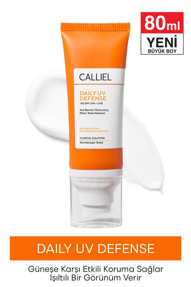 ضدآفتاب ضدلک مرطوبکننده CALLİEL SPF 50 مناسب همه انواع پوست 80 ML ضدآفتاب ضدلک مرطوبکننده CALLİEL SPF 50 مناسب همه انواع پوست 80 ML