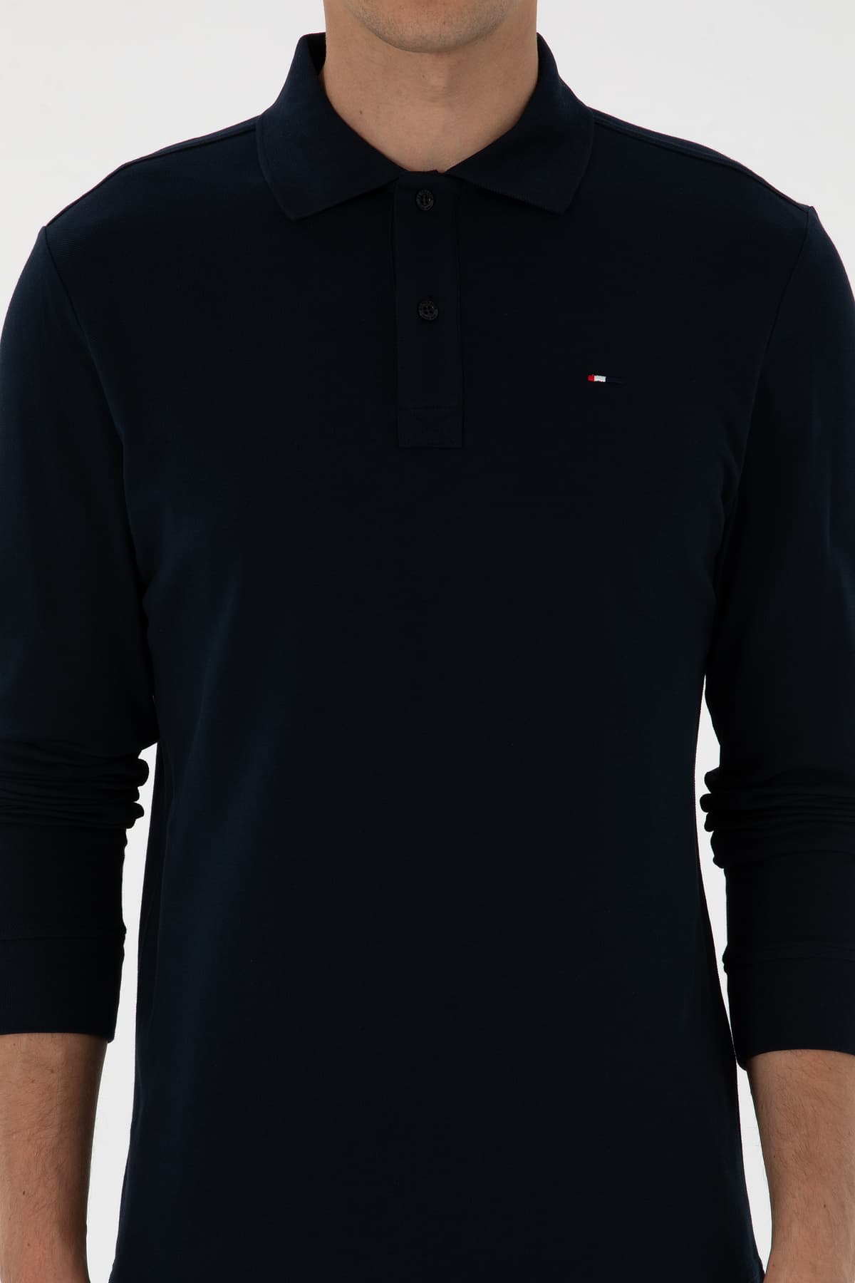 سویشرت مردانه U.S. Polo Assn. فیت معمولی یقه پولو بیسیک سرمهای مدل 50315941-VR033 سویشرت مردانه U.S. Polo Assn. فیت معمولی یقه پولو بیسیک سرمهای مدل 50315941-VR033