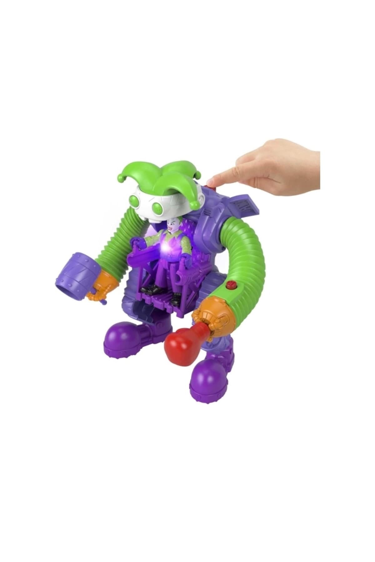 ربات مبارز Mattel The Joker از مجموعه Imaginext DC Super Friends مدل HGX80 ربات مبارز Mattel The Joker از مجموعه Imaginext DC Super Friends مدل HGX80