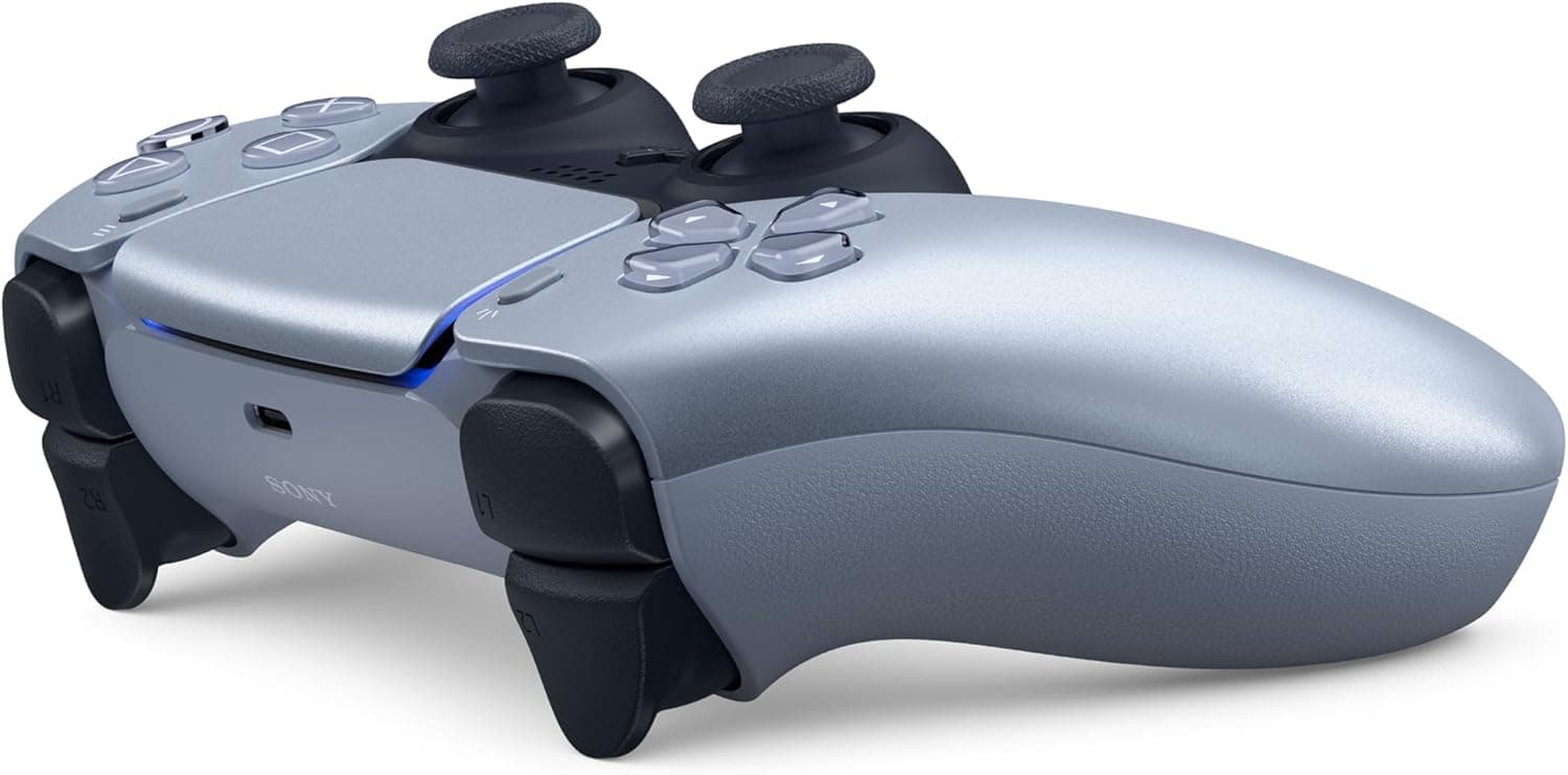 دسته بازی بیسیم DualSense مخصوص PlayStation 5 به رنگ نقرهای دسته بازی بیسیم DualSense مخصوص PlayStation 5 به رنگ نقرهای