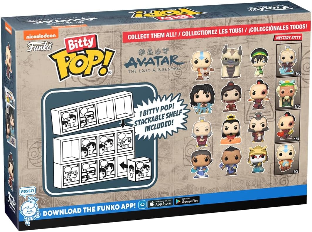 مینی فیگور Funko Bitty Pop! Avatar: The Last Airbender بسته 4 تایی مینی فیگور Funko Bitty Pop! Avatar: The Last Airbender بسته 4 تایی